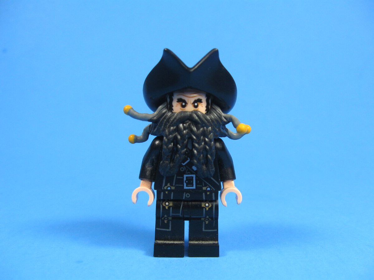 LEGO Blackbeard Minifigure Pirates of the Caribbean 4195 4192
