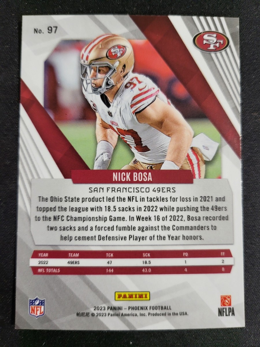 2023 Phoenix Nick Bosa Card #97 49ers | eBay