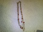 Vintage Coro Necklace Goldton Red Stone — photo 1