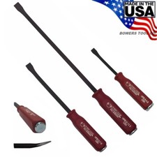 Wilde 3pc Hard Cap Pry Bar Set Hammer Strike Handle 8 12 17 Made In Usa Wilde 3pc Hard Cap Pry Bar Set Hammer Strike Handle 8 12 17 Made In Usa