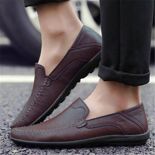 Men Flats Shoes Men Leather Shes Men 