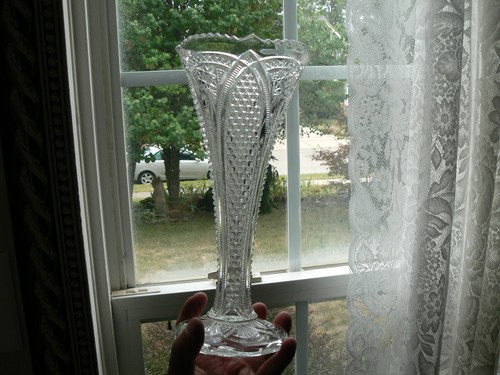Massachusetts Vase Clear #15,054 U.S. Glass EAPG Antique - Picture 9 of 9