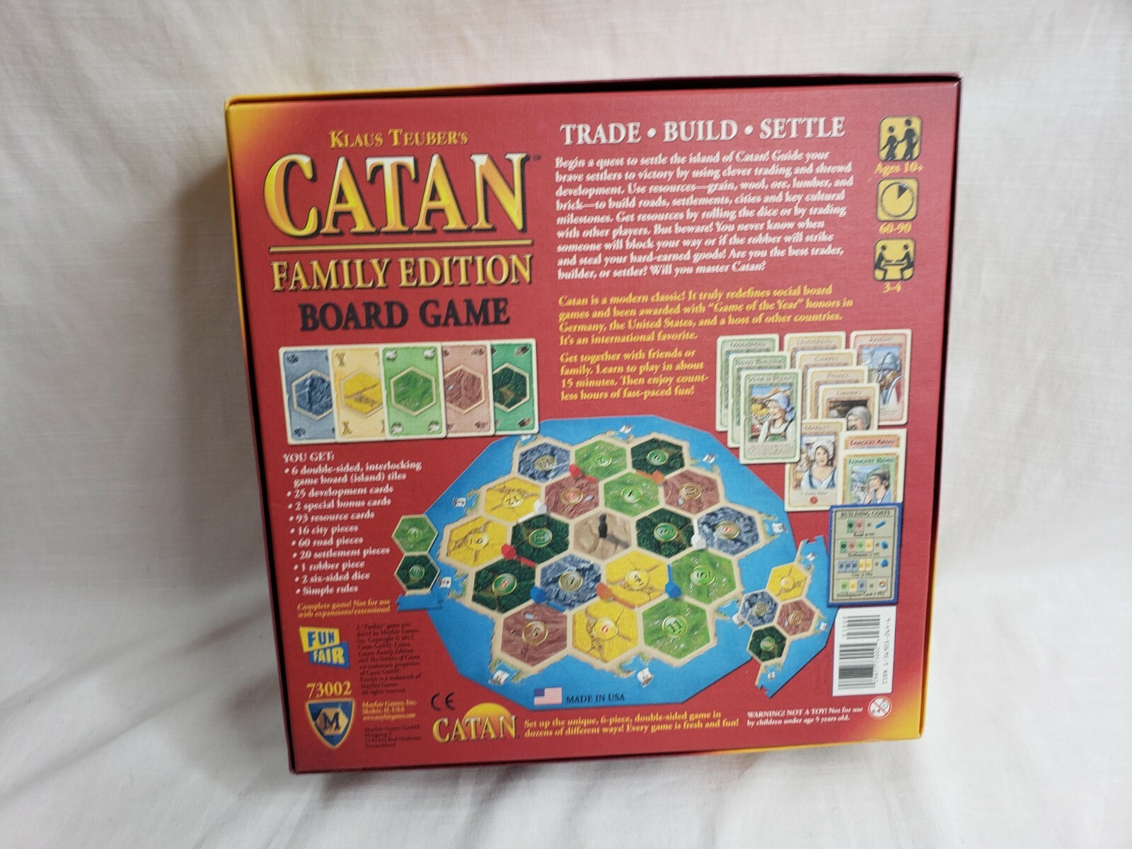 Catan Family Edition - Complete Board Game Trade Build Settle 3-4 ...
