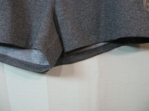 NWT Jockey Women's Novelty Knit Gray Athletic Shorts - Picture 3 of 4