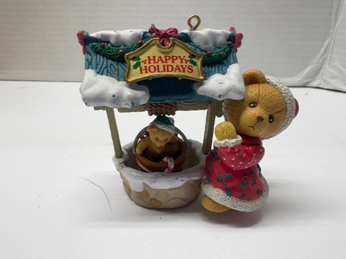 Wishing well Cherished Teddies Enesco Christmas ornament 1998 - Picture 2 of 4
