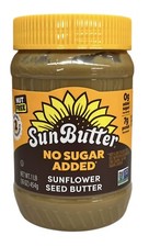 Sun Butter No Sugar Added Sunflower Seed Butter 16 oz