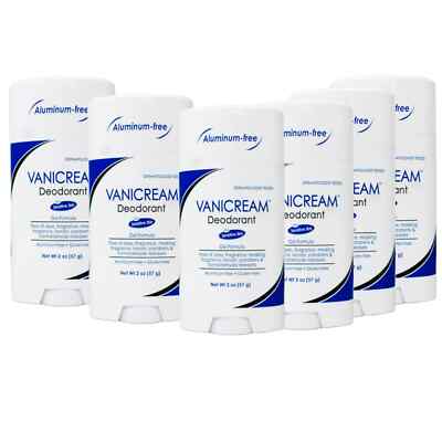 12Pack Vanicream Aluminum-Free Gel Deodorant, Unscented for Sensitive Skin, 2 oz
