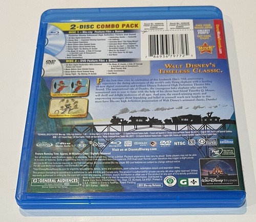 Disney Dumbo (70th Anniversary)(Blu-Ray) (DVD) * - Picture 2 of 2