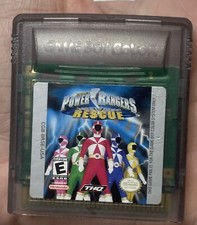 Power Rangers Rescue Gameboy Color Tested & Works Cartridge Only FREE SHIPPING!