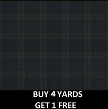 Premium Tartan Woven Plaid check Poly-Viscose Dress-Making Fabric Polyviscose