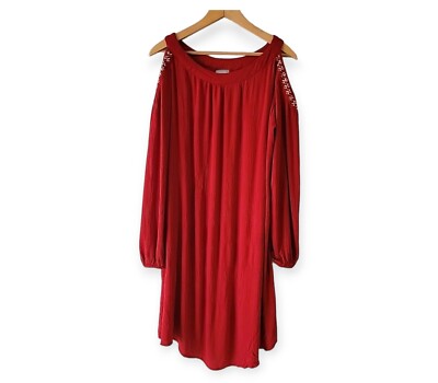 cold shoulder fall dresses Sequined Cold Shoulder Dress – Ashley Stewart