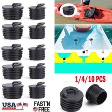 1-10PCS Silicone Kayak Scupper Plug Kit Canoe Drain Holes Stopper Replacement US