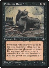 Pestilence Rats 1x MtG Ice Age ICE SP/NM