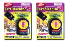 2pcs of Fart Machine No. 2 Remote Control Prank Farting Sound Joke Gag Gift,NEW 
