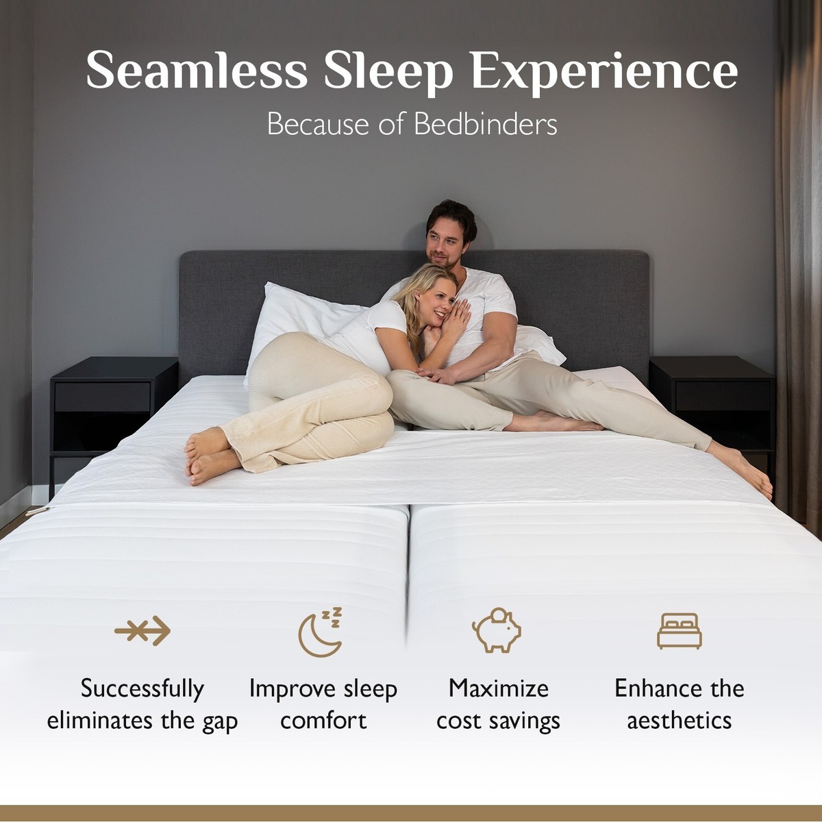 Bed Bridge ** Bedbinders | Bed Gap Filler and Mattress Gap Filler 