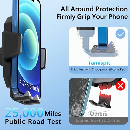 Car Truck Mount Phone Holder Stand Dashboard/Windshield For Cell Phone Universal - Picture 5 of 23