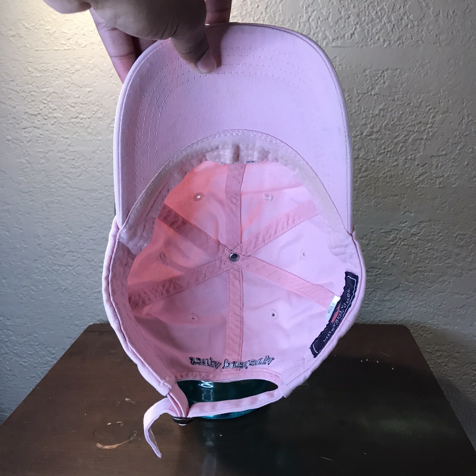 Vineyard Vines Adjustable Hat Ball Cap White Cott… - image 6