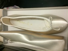 Katz Prima  White Bridesmaid, Flower Girl or Communion Pump Shoe