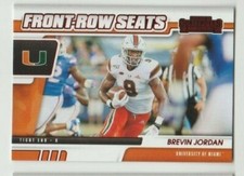2021 Contenders BREVIN JORDAN #37 FRONT ROW SEATS RED FOIL RC Miami Texans  🏈🏈