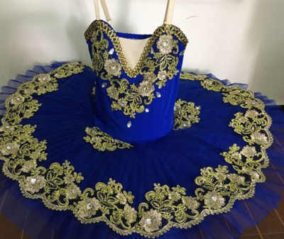 Blue Professional Ballet Tutu Girls Dancing Dress Swan Costume Ballet Dress