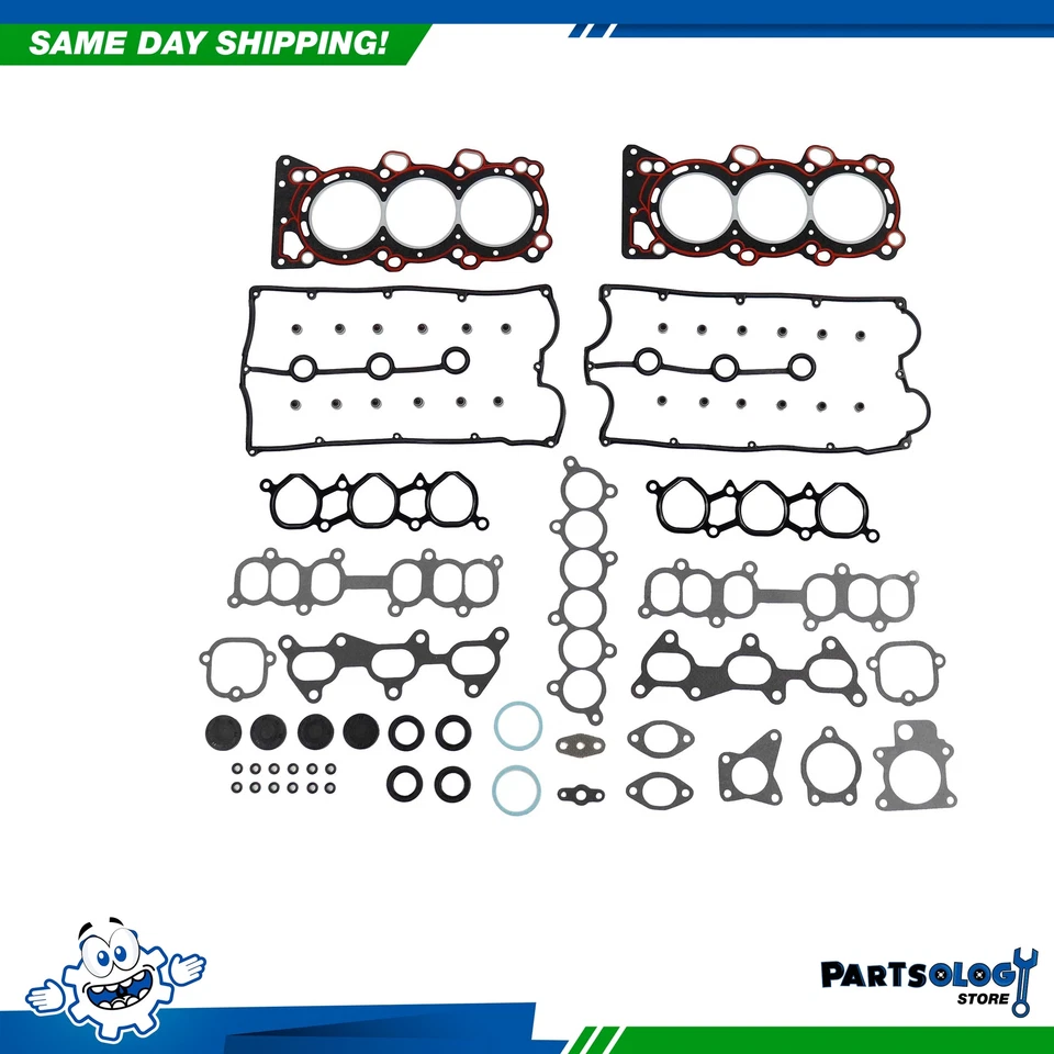 DNJ HGB355 气缸盖套件带头螺栓套件适用于 92-95 五十铃部队 3.2L — 第 3/3 张图片