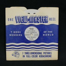 ViewMaster Reel 940 Life With The Cowboys The Rodeo Copyright 1951