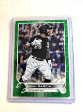 2022 Topps #348- LEURY GARCIA Green Foil SP #'d/499