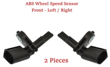 Set 2 ABS Wheel Speed Sensor  Front - Left & Right Fits: Audi Porsche VW