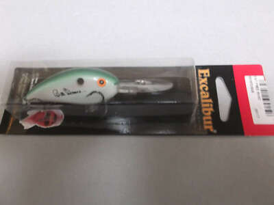 Bomber BD7FDFT 3 Excalibur Fat Free Shad Bill Dance 3/4 Oz Fire Tiger