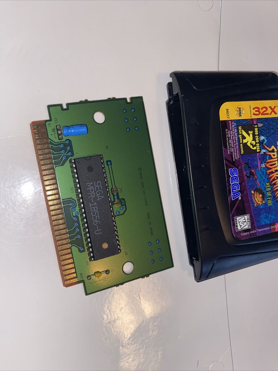 The Amazing Spider-Man Web of Fire AUTHENTIC Sega 32X CART The Amazing Spider-Man Web of Fire AUTHENTIC Sega 32X CART