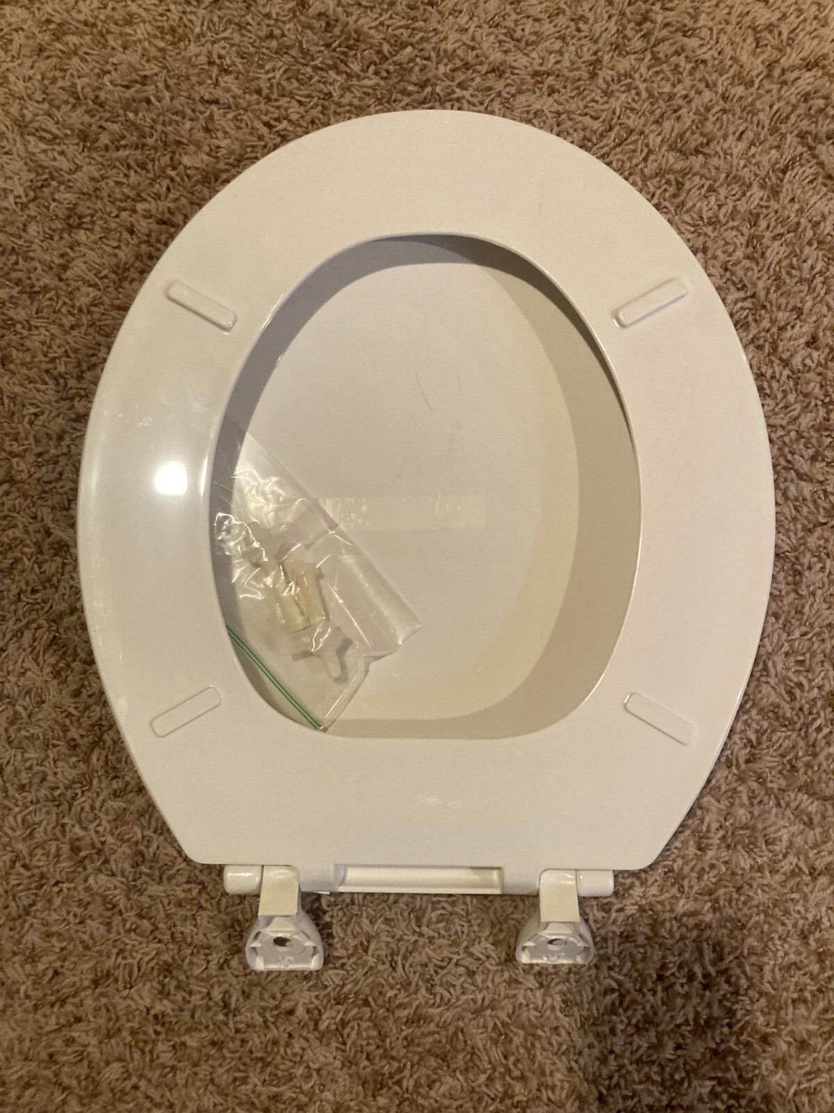 Mansfield Round Toilet Seat Model 3649423 White. eBay
