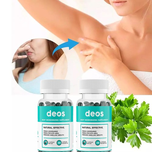 DEOS Internal Deodorant Supplement – Full Body Deodorizer - (30 Capsules) - 1/3X - Picture 15 of 19
