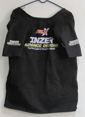 Inzer Rage X Bench Shirt 48 Black Open Back with 3-Straps & 1'' Scoop Neck (LU)