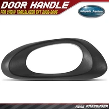 Rear Passenger Interior Door Handle Bezel Texture Black for Chevy Trailblazer