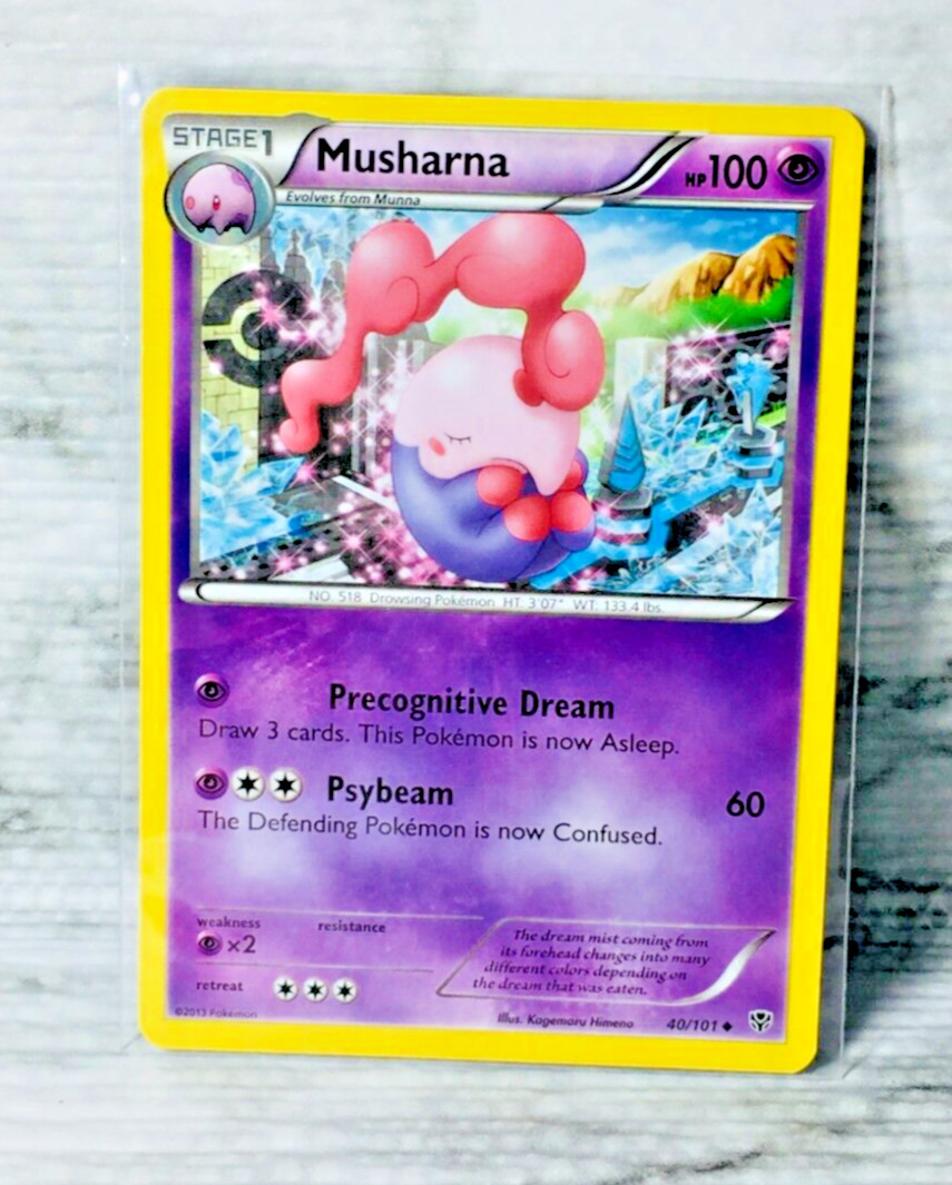 2013 Pokémon Black & White TCG Plasma Blast Musharna #40/101