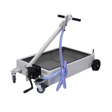 15 Gallon Oil Drain Pan Low-Profile Car Truck Oil Change Drain Pan With Pump