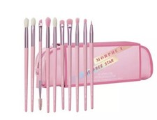 MORPHE X Jeffree Star 10 Cepillos de Ojos + Colección Bolsa