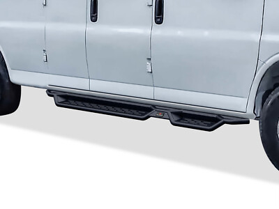 APS Black Drop Down Boards Fit 03-26 Chevy Express GMC Savana | eBay