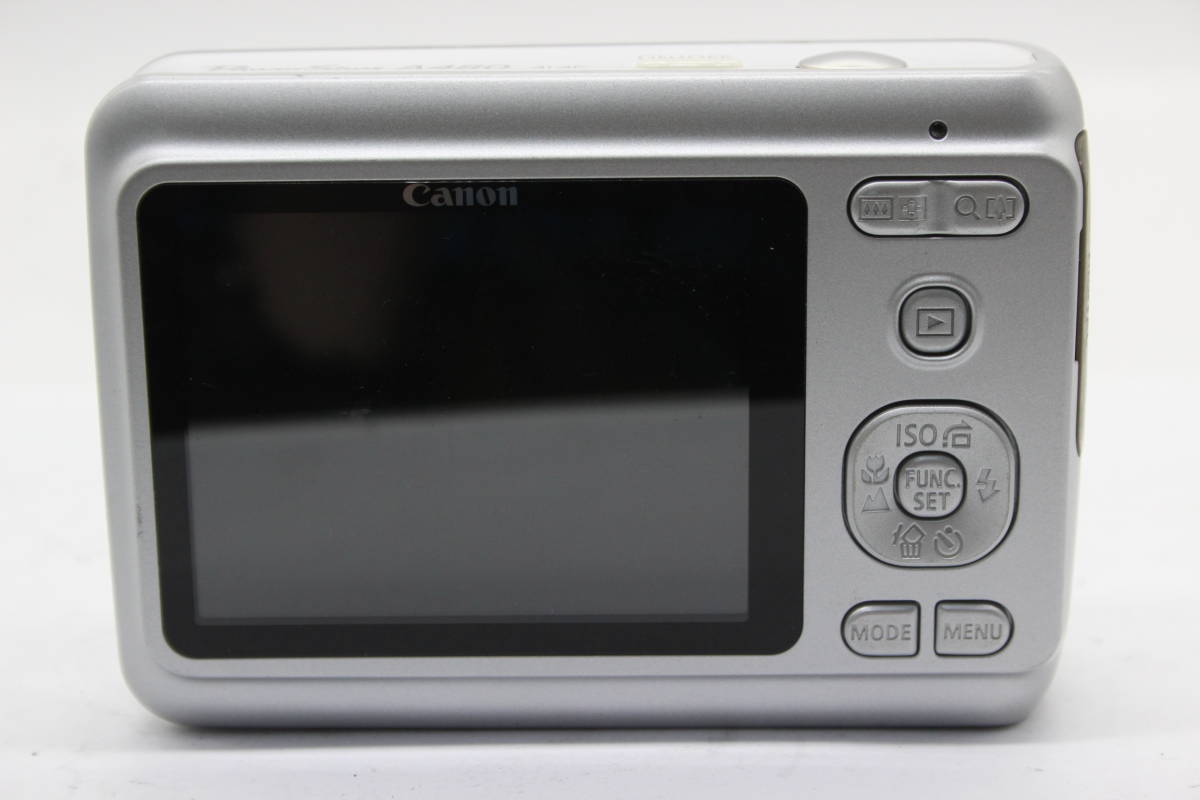 Can Be With Convenient Aa Batteries Canon Powershot A480 3.3X Compact