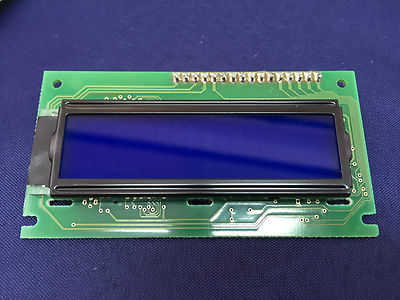 MC16021E8-SBLW *GEBRAUCHT*, EVERBOUQUET Alphanumerisches LCD, 16x2, weiß auf blau