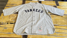 Babe Ruth #3 Mitchell & Ness Authentic Vintage 1927 Style Jersey XL Size CC