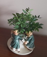 GOEBEL 3 ENGEL - KERZENSTÄNDER - GRÜN