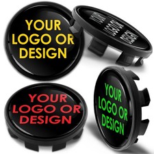 Custom Wheel Center Caps Compatible for BMW 36136783536 with 3D Badge 68mm | CB