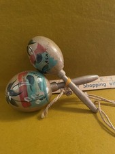 Maracas From Acapulco. Pair. 6  Long. Excellent displayed only Cond. Souvenir
