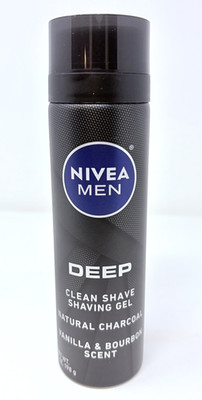 Nivea Men Deep Clean Shave Shaving Gel Cream Vanilla Bourbon 7oz