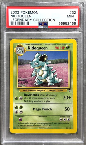 Nidoqueen graded PSA 9 for sale on eBay