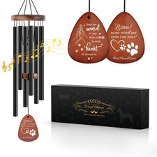 Dog Memorial Gifts for Loss of Dog 32" Pet Memorial Wind Chimes Sympathy Gift...