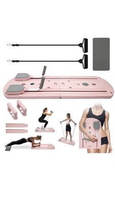 Pilates Board - 2025 Pilates Reformer Set, Multi-Purpose Foldable Pilates Reform