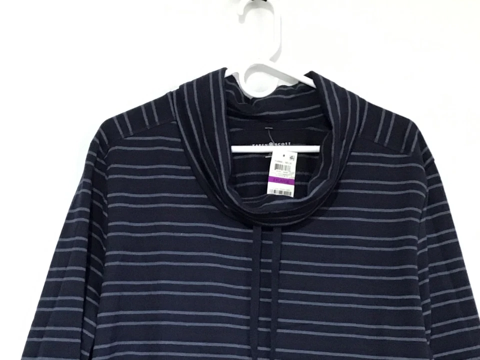 Sudadera deportiva Laura Scott para mujer XXL azul cuello embudo viaje informal modesta Foto 3 de 4