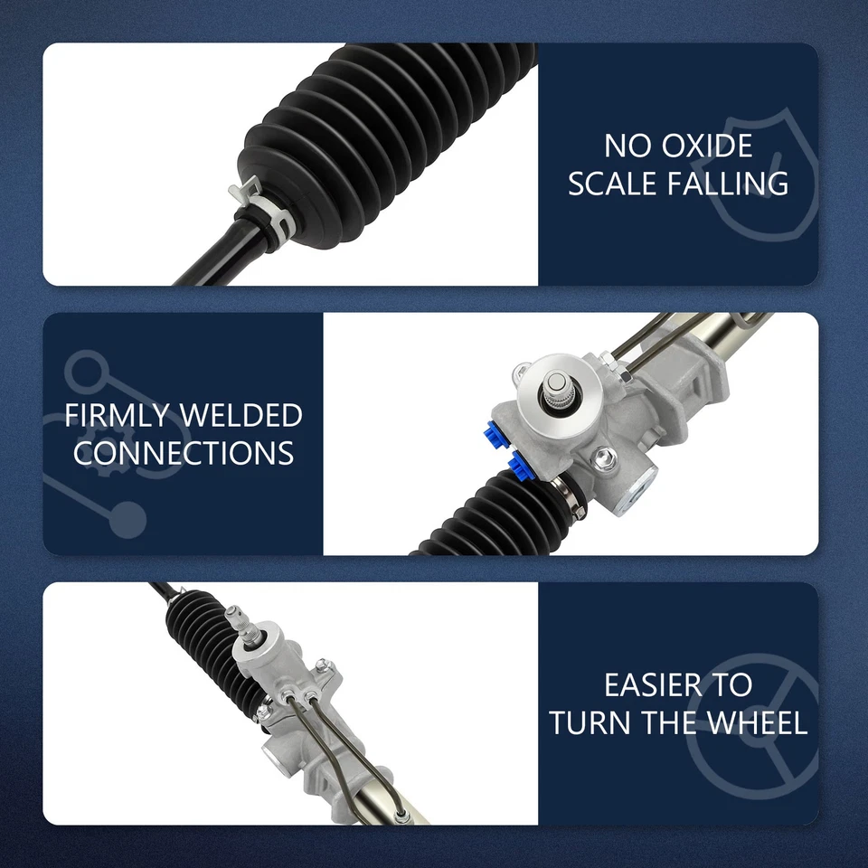 Power Steering Rack & Pinion For 1993-02 Toyota Corolla 1998-02 Chevrolet Prizm - Image 4 of 4